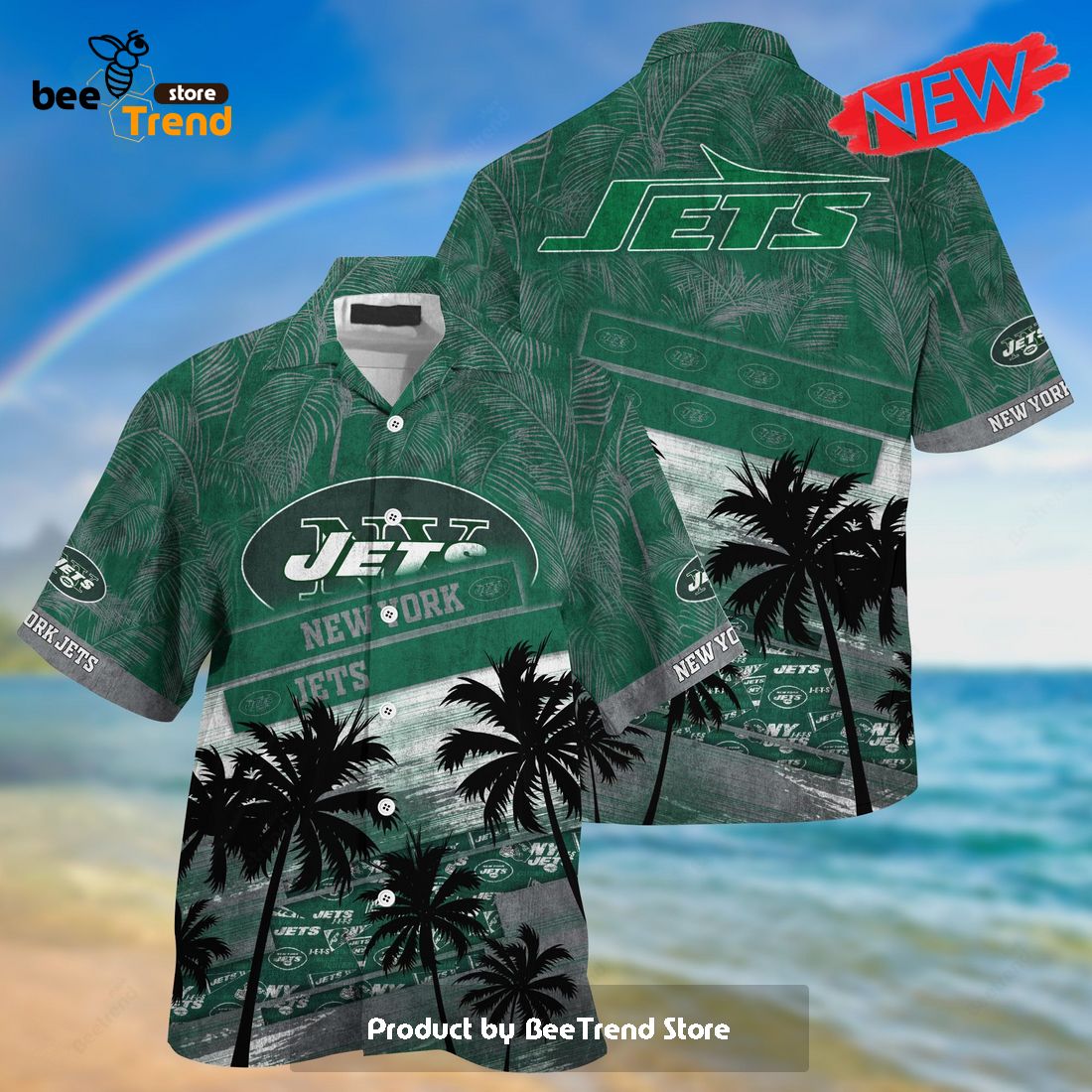 New York Jets Aloha Hawaiian Shorts Gift For Fans