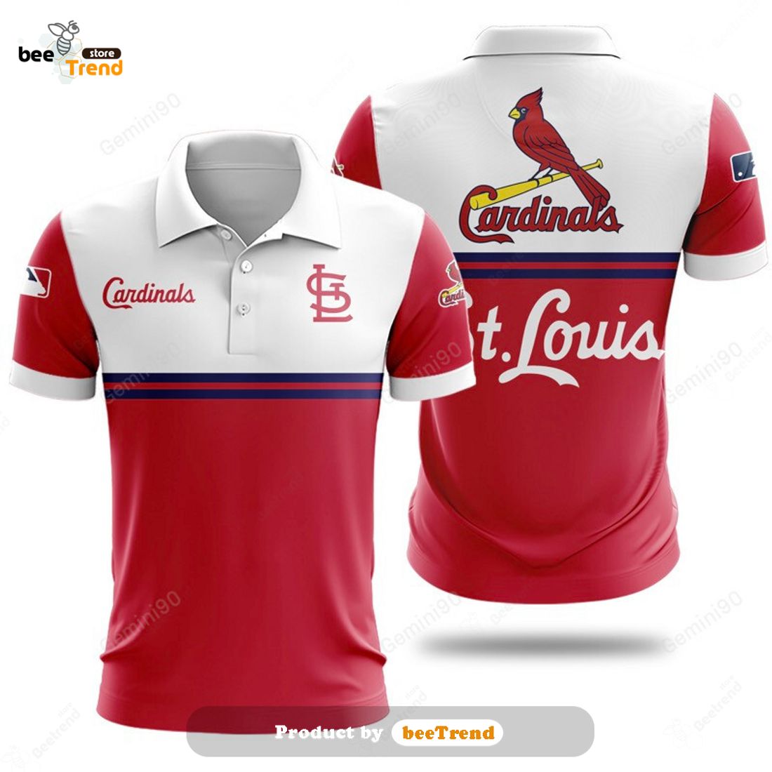 MLB Polo Shirt - St. Louis Cardinals, 2XL