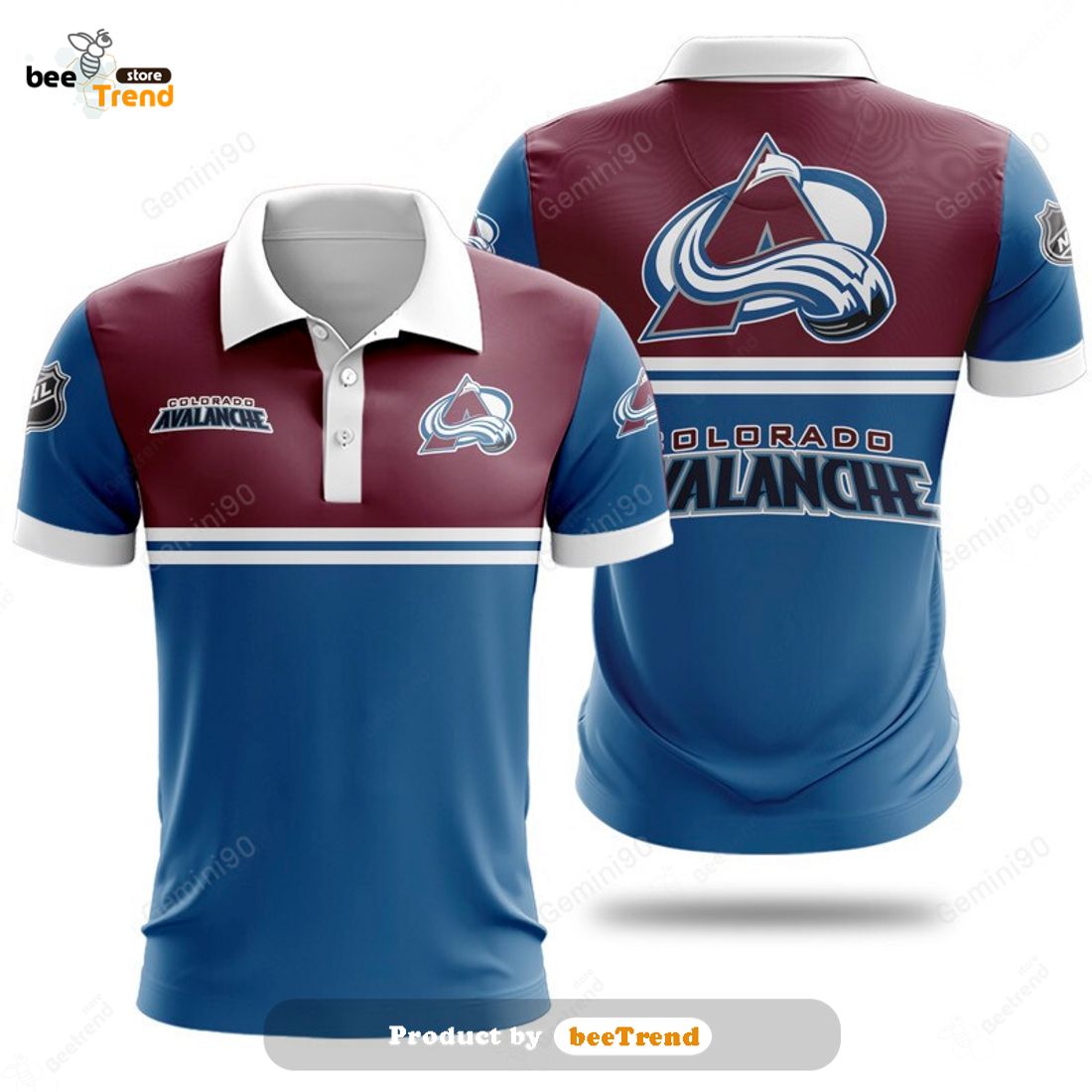 Colorado Avalanche NHL Polo Shirt For Fans