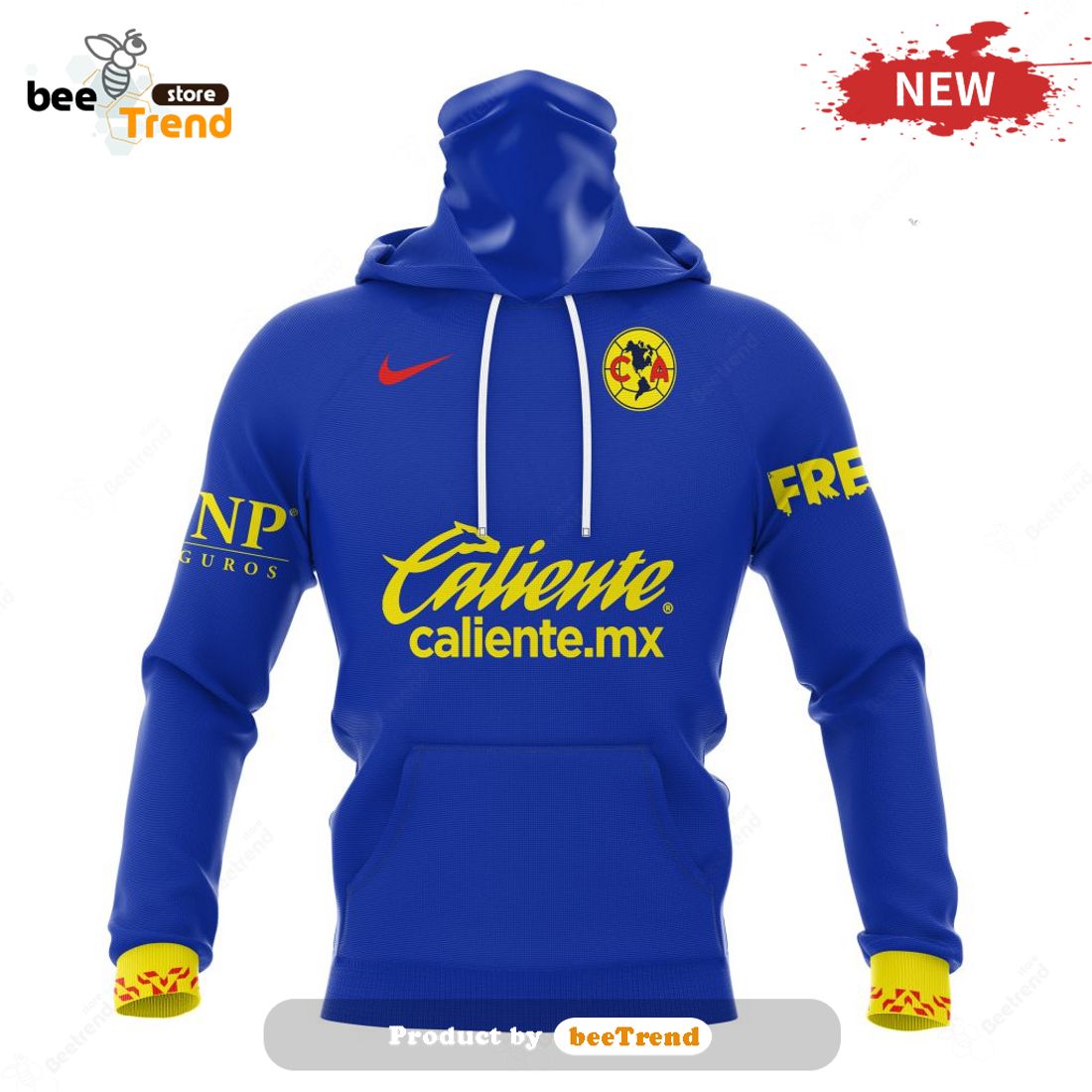 Personalized LIGA MX Club America 2023 - 2024 Home Mix Away Kits Sweater  Hoodie 3D - Beetrendstore Store