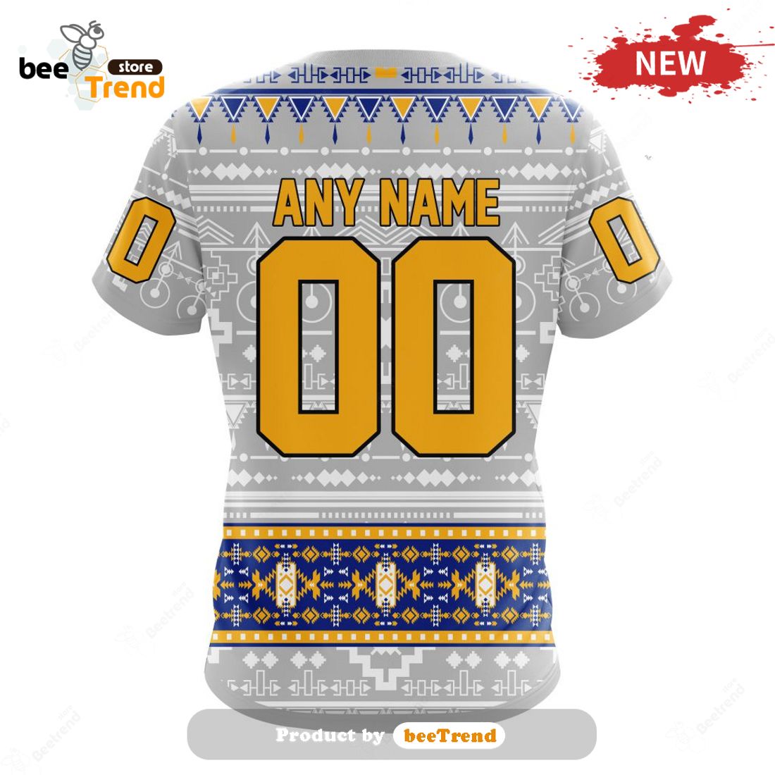 NHL Buffalo Sabres Special Native Costume Hoodie Sweatshirt 3D Custom  Number And Name - Freedomdesign