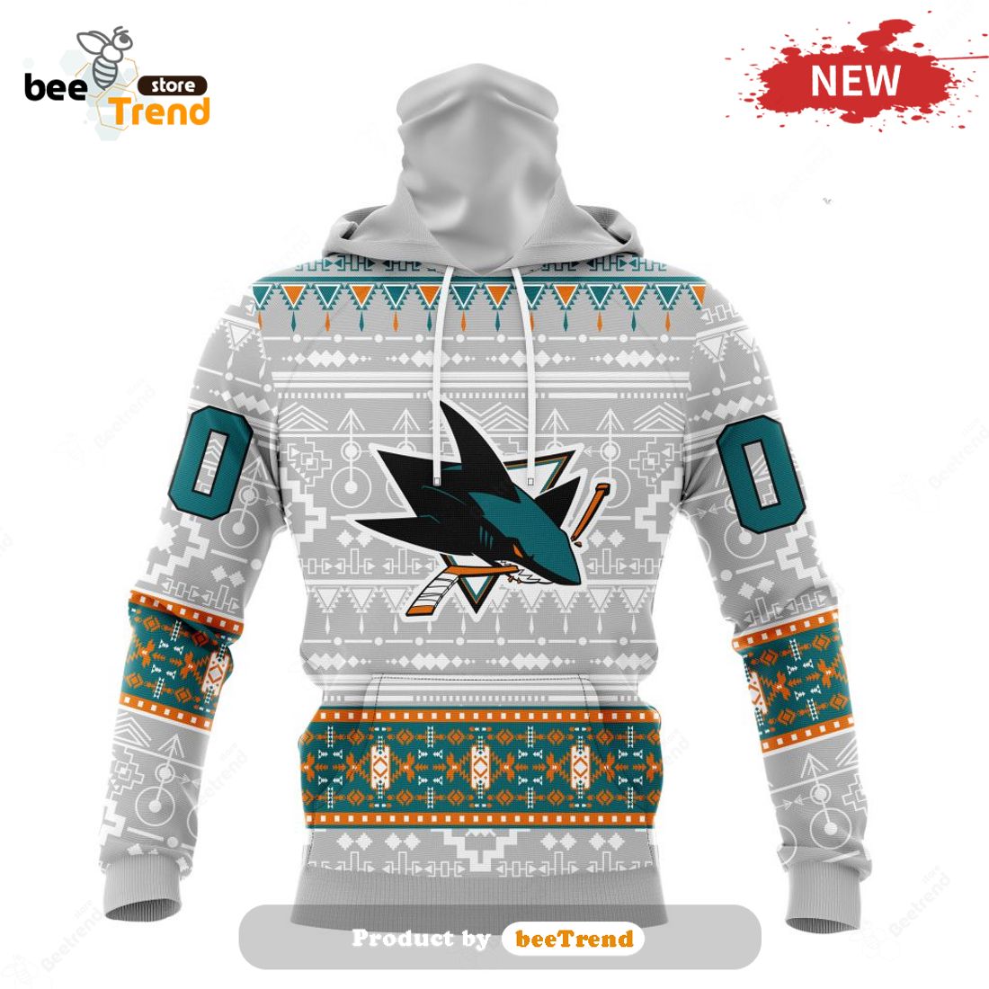 NHL San Jose Sharks Mix Jersey Custom Personalized Hoodie T Shirt