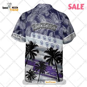 Colorado Rockies MLB Hawaiian Shirt Custom Leisure Aloha Shirt - Trendy  Aloha