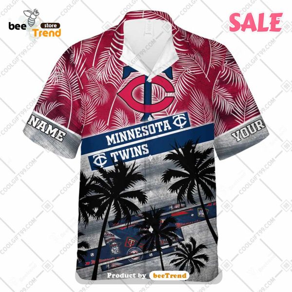 Minnesota Twins MLB Custom Name Button Up Hawaiian Shirt - T-shirts Low  Price