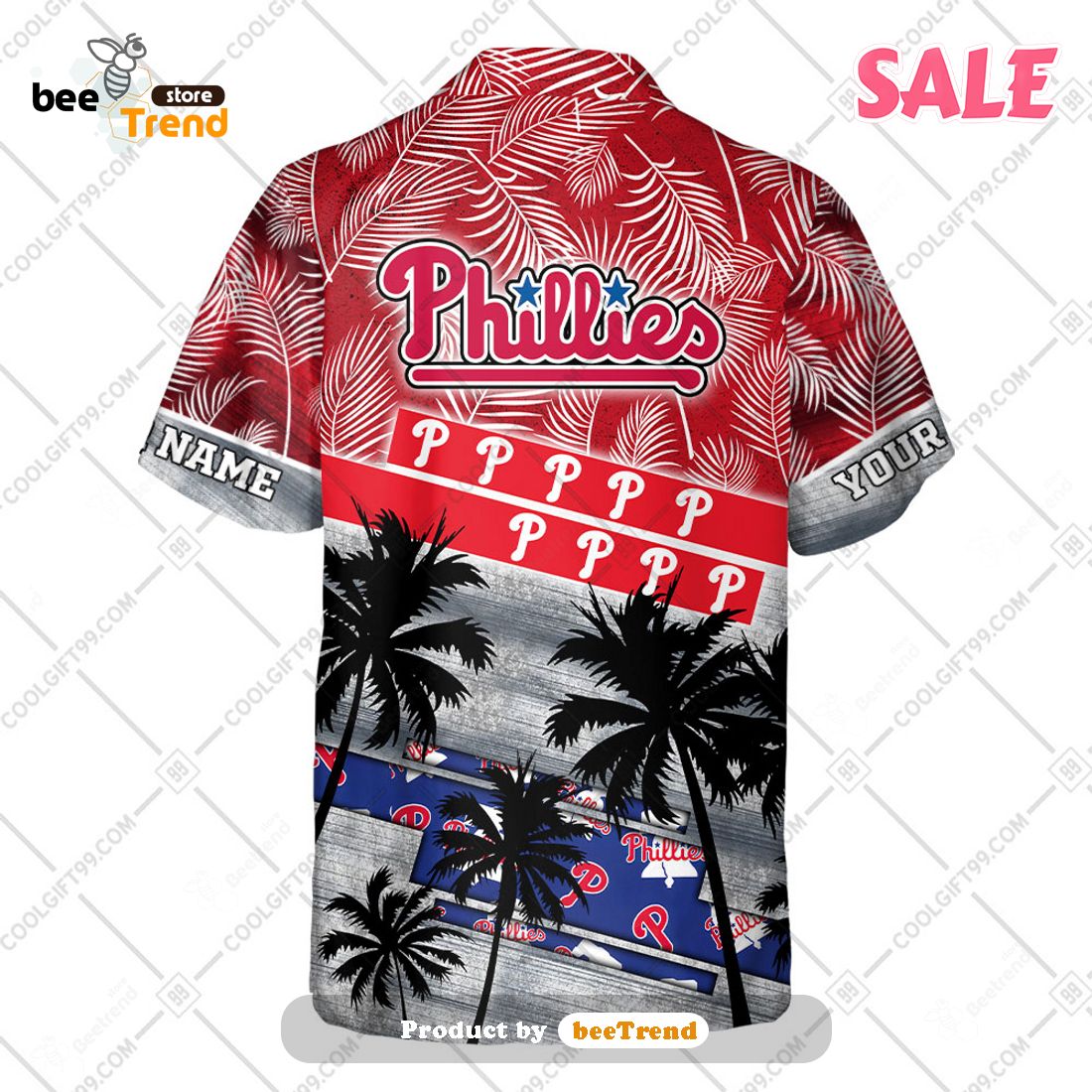 Personalized MLB Philadelphia Phillies Hawaiian Shirt Custom - T-shirts Low  Price