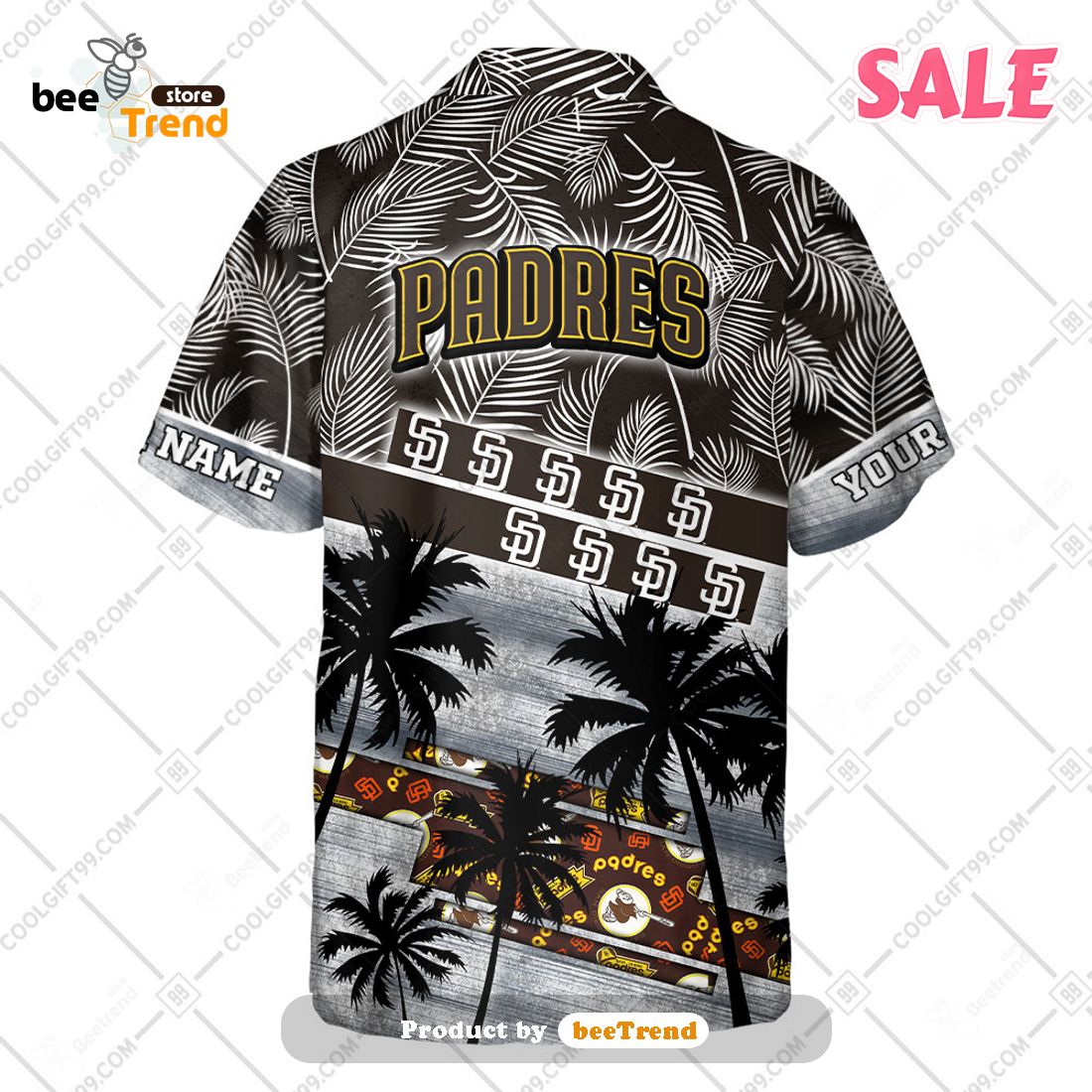 San Diego Padres Tropical Hawaiian Shirt - T-shirts Low Price