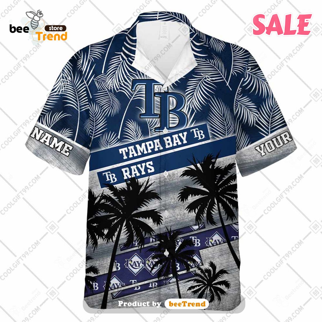 Custom Name MLB Tampa Bay Rays Special Hawaiian Shirt