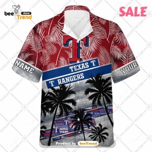 MLB Summer Aloha Texas Rangers Logo Hawaiian Shirt For Fans