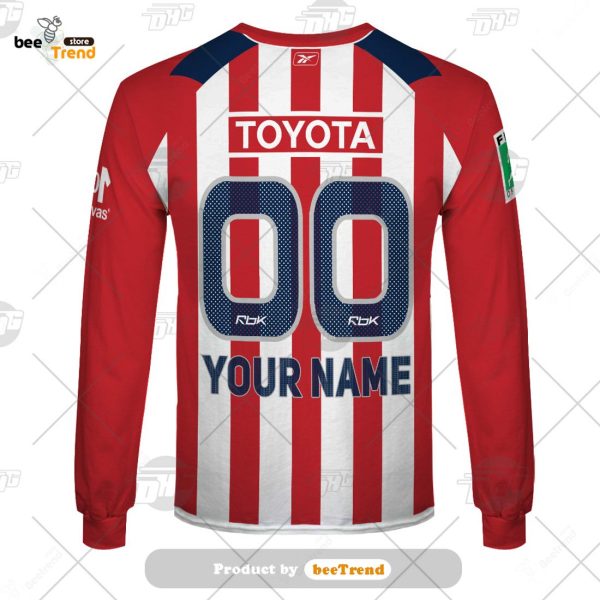 Soccer Club Deportivo Guadalajara Jersey Shirt Bimbo Toyota Large L Football