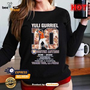 10 Yuli Gurriel Houston Astros 2016 2022 Forever A Champion Thank