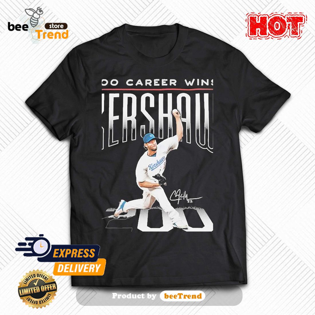 clayton kershaw 200 T-Shirt