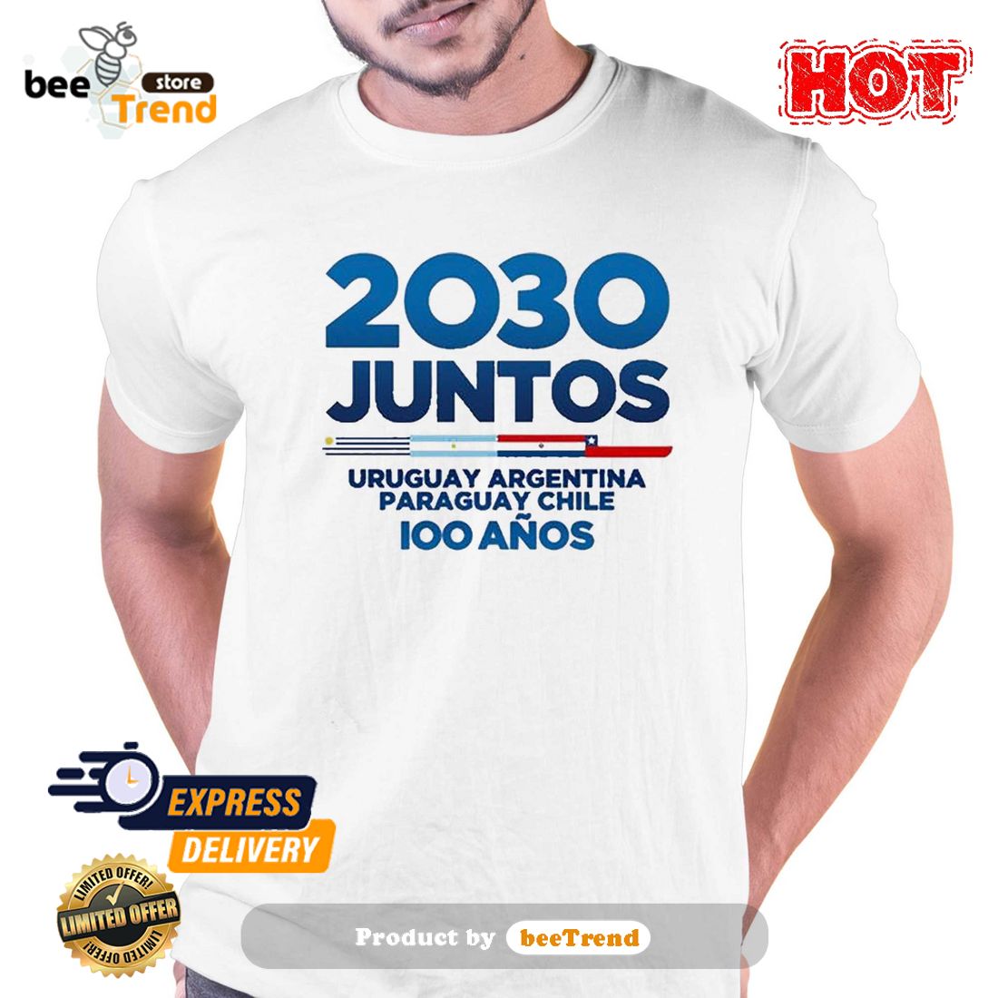 Argentina 2030 World Cup Shirt, Custom prints store