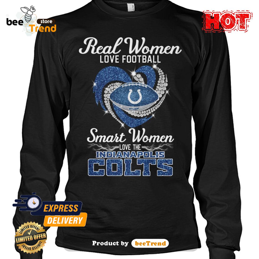 HOT Real Women Love Football Smart Women Love The Indianapolis