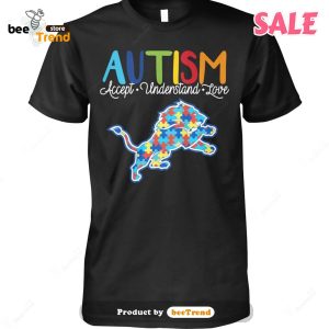 SALE Detroit Lions Autism Accept Understand Love 2023 Classic T-Shirt -  Beetrendstore Store