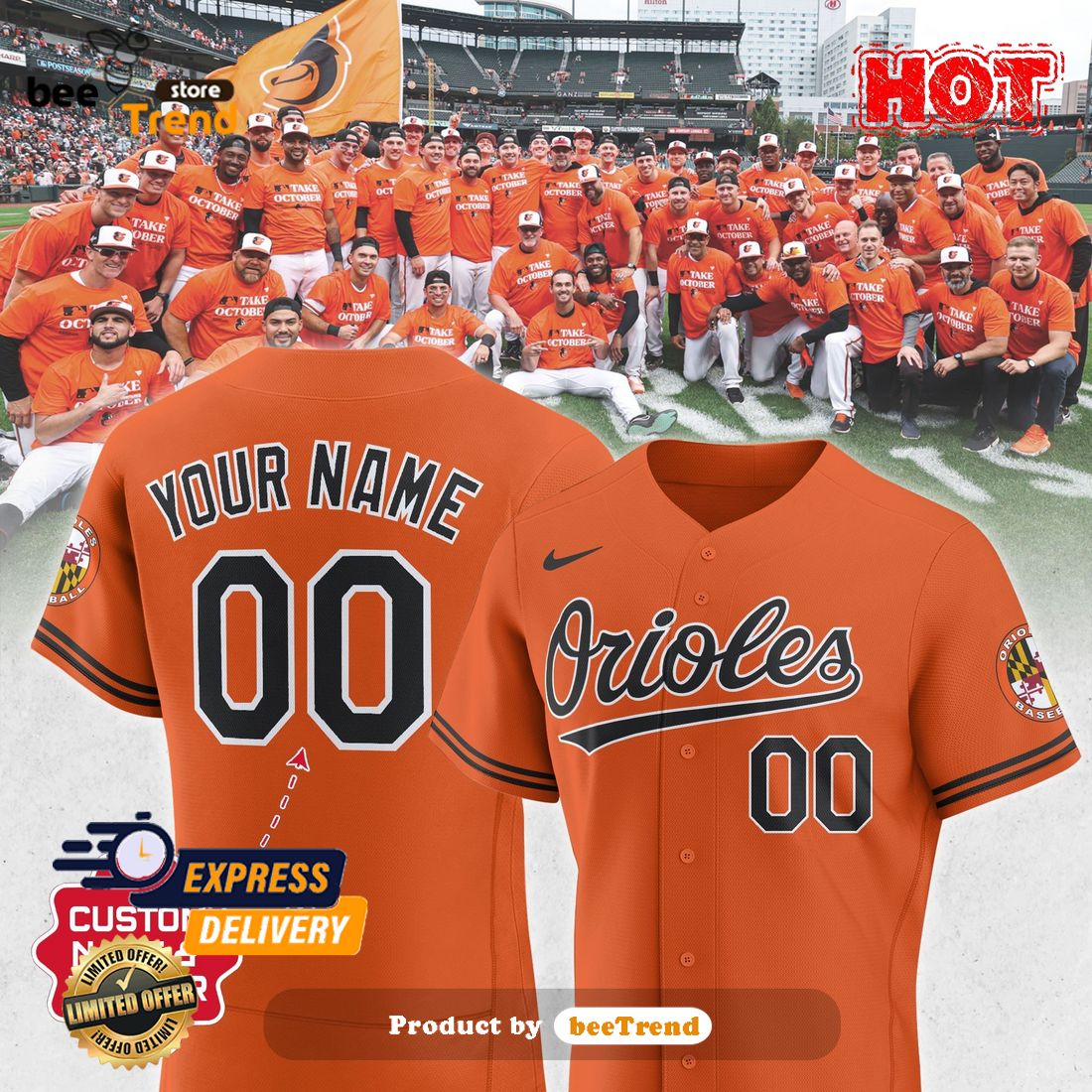 Baltimore Orioles New 2023 Baseball Jersey