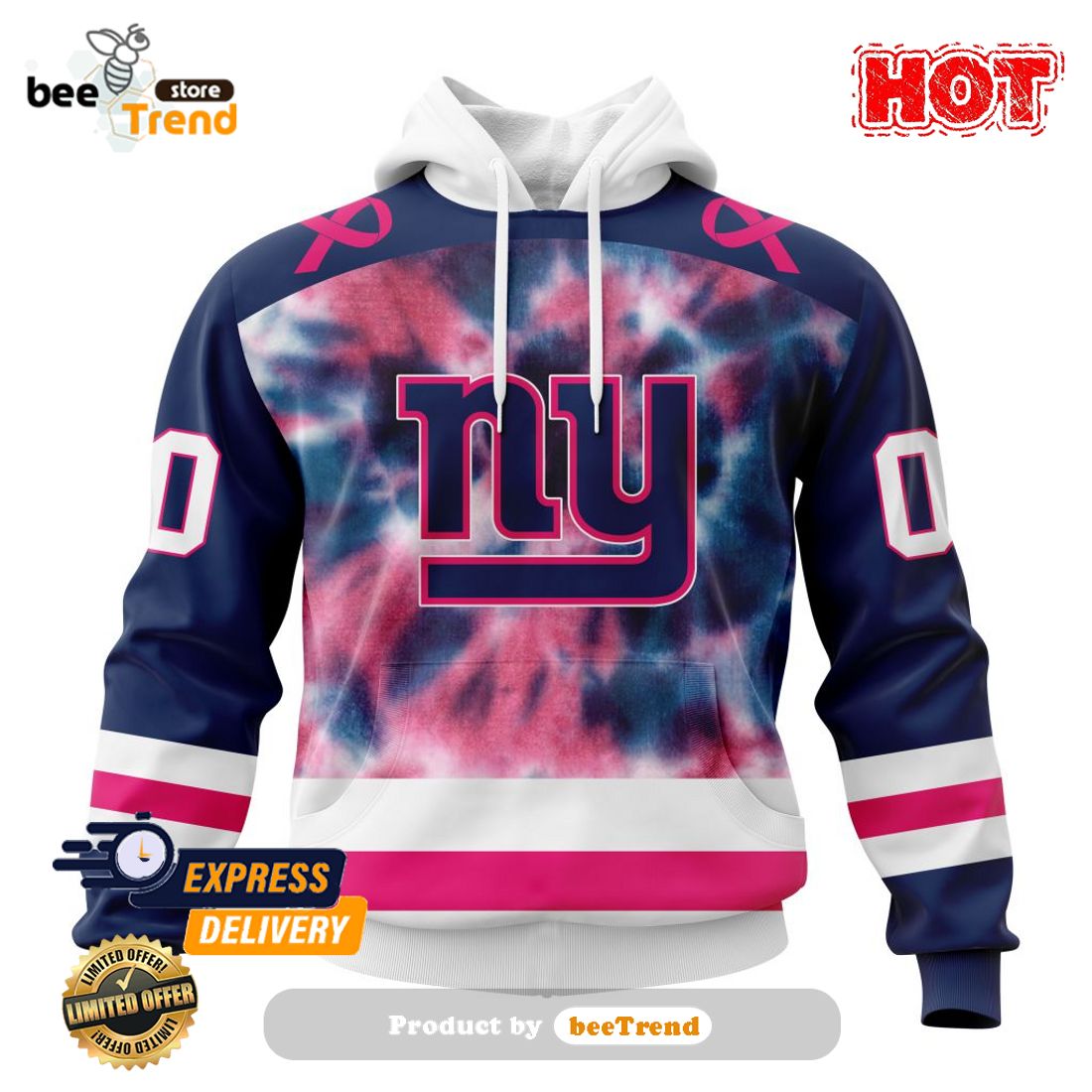 HOT Personalized NFL New York Giants Team Snuggie Hoodie - Express