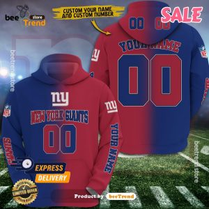 New York Giants NFL Ultra Custom Name Max Soul Shoes New Trend